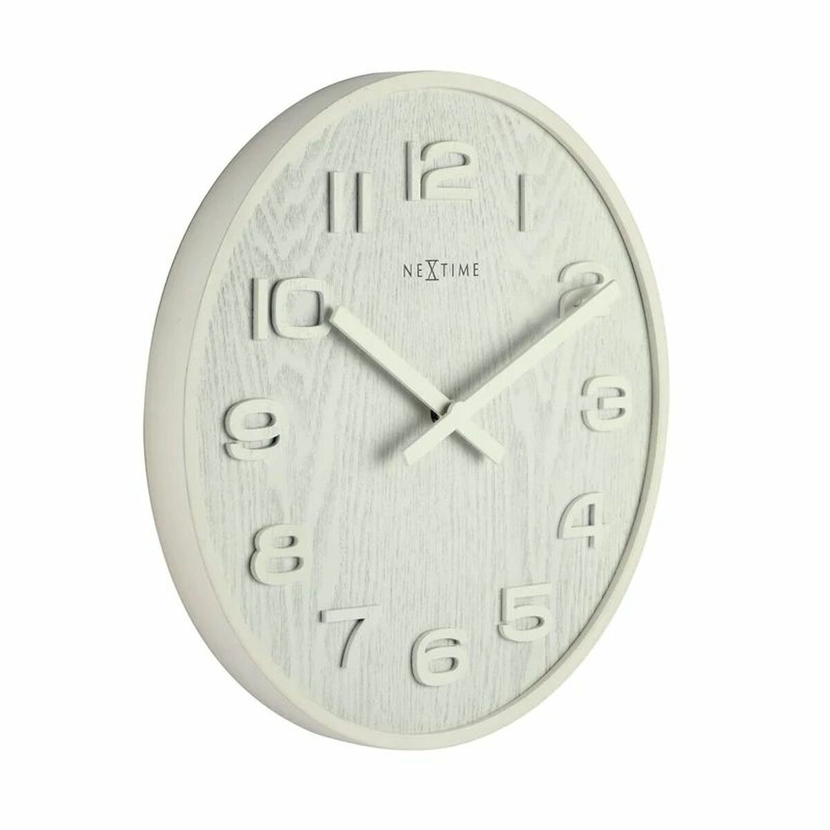 Väggklocka Nextime Vit 35 cm